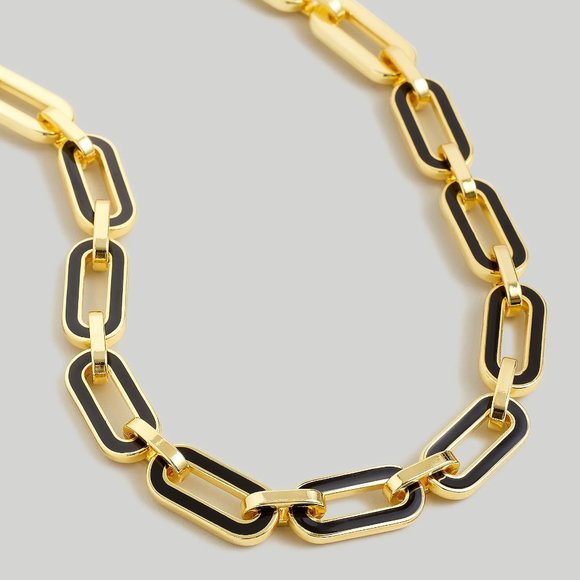 [NWT] Madewell Colorblock Chunky Chain Necklace - Picture 1 of 3